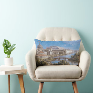 World's Colombian Exposition by Theodore Robinson Lumbar Pillow