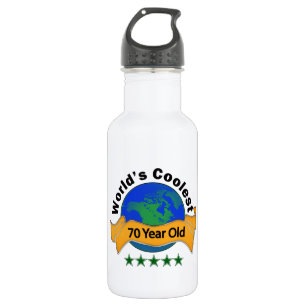 World's Coolest 70 Year Old 532 Ml Water Bottle
