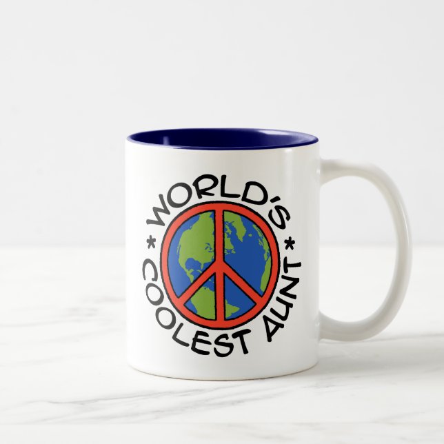 World's Coolest Aunt Two-Tone Coffee Mug (Right)