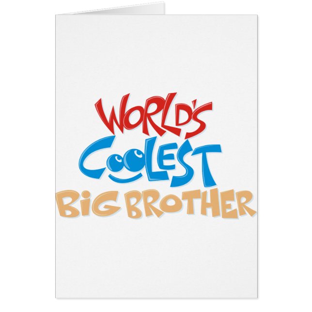 World's Coolest Big Brother (Front)
