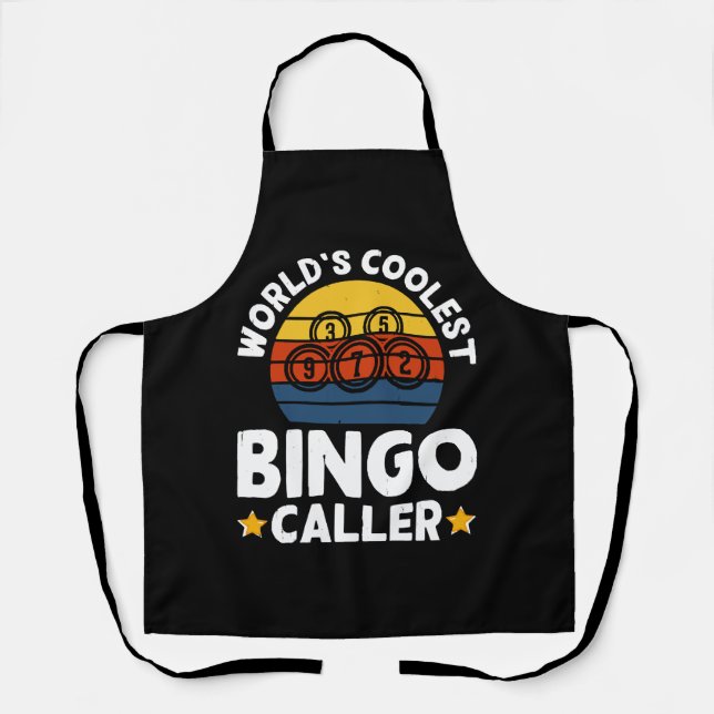 World's Coolest Bingo Caller Apron (Front)