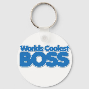 Worlds Coolest Boss Keychain