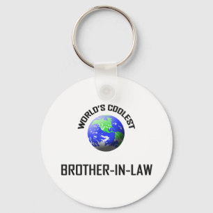 World's Coolest Brother-in-Law Keychain