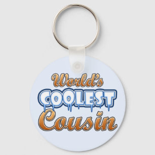 World's Coolest Cousin Keychain