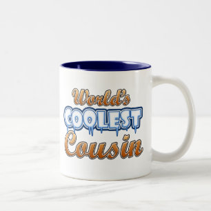 World's Coolest Cousin Two-Tone Coffee Mug
