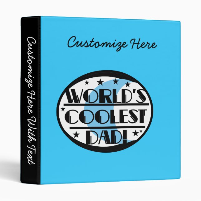 World's Coolest Dad Gifts Binder (Front/Spine)