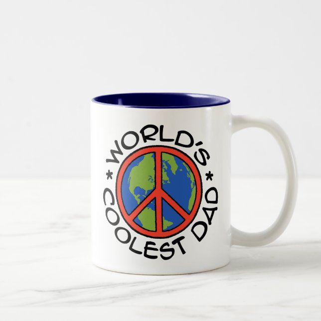 World's Coolest Dad Two-Tone Coffee Mug (Right)