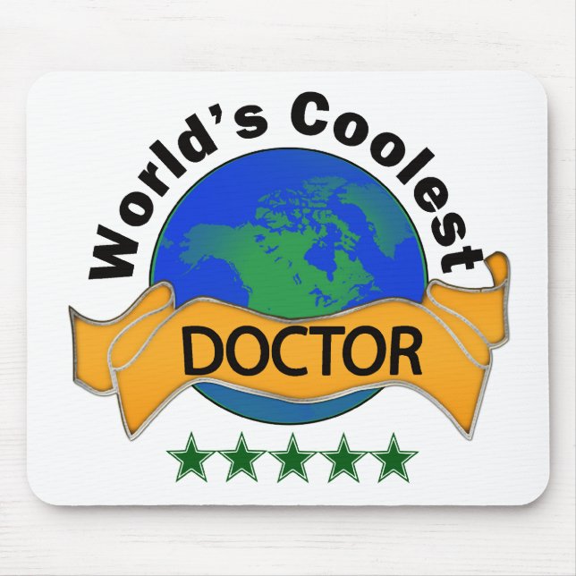 World's Coolest Doctor Mouse Pad (Front)