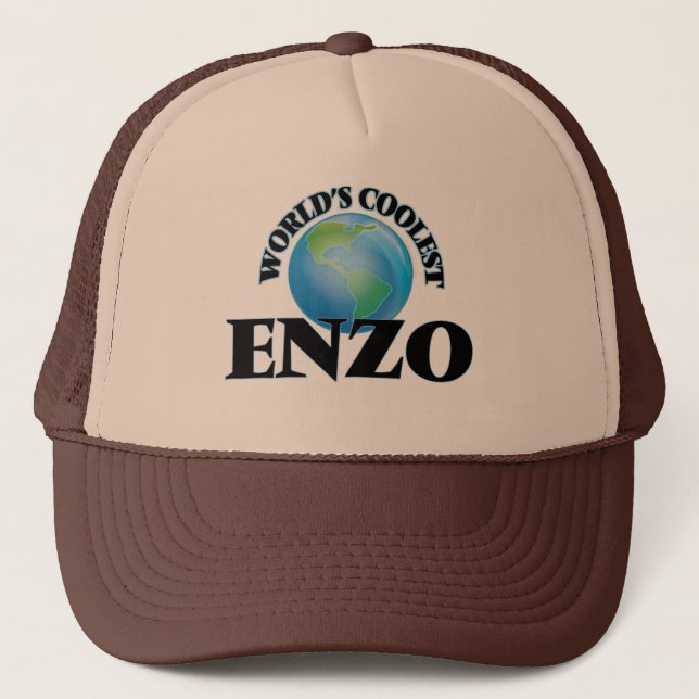 World's Coolest Enzo Trucker Hat (Front)