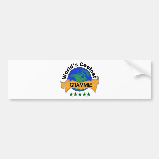 World's Coolest Grammie Bumper Sticker (Front)