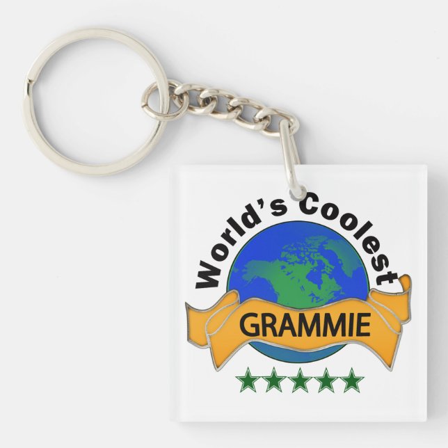 World's Coolest Grammie Keychain (Front)