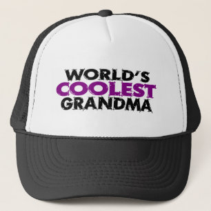 Worlds Coolest Grandma Trucker Hat