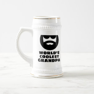 World's Coolest Grandpa beer stein mug gift