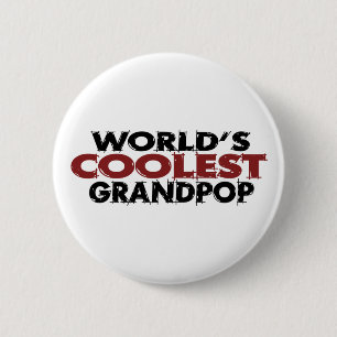 Worlds Coolest Grandpop 2 Inch Round Button