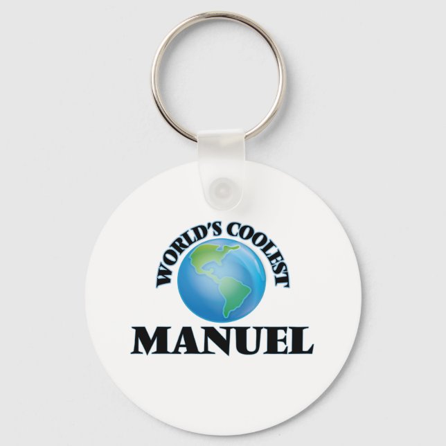 World's Coolest Manuel Keychain (Front)