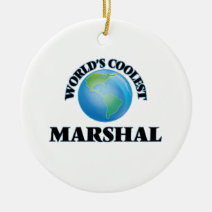 World's coolest Marshal Ceramic Ornament