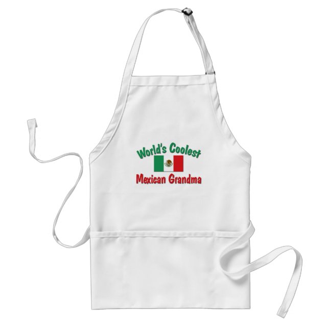 World's Coolest Mexican Grandma Standard Apron (Front)
