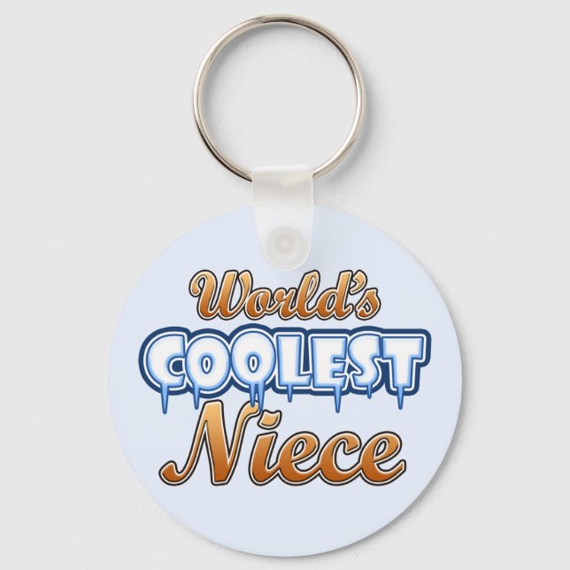 World's Coolest Niece Keychain (Front)