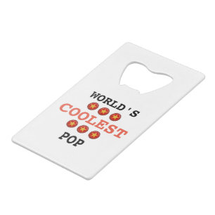 World's coolest pop credit card bottle opener