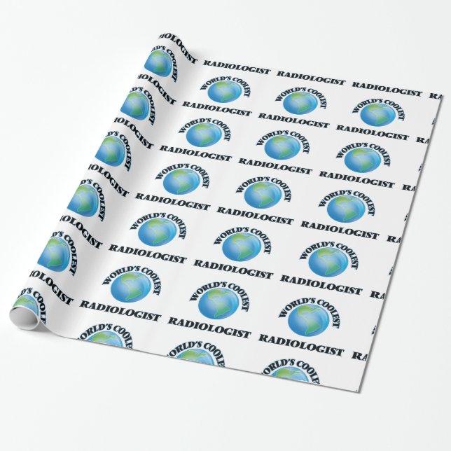 World's coolest Radiologist Wrapping Paper (Unrolled)