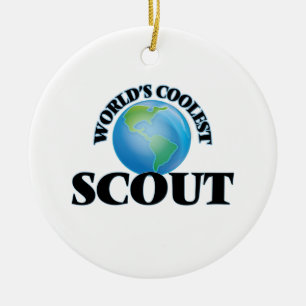 World's coolest Scout Ceramic Ornament