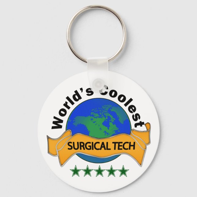 World's Coolest Surgical Tech Keychain (Front)