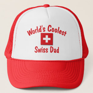 World's Coolest Swiss Dad Trucker Hat