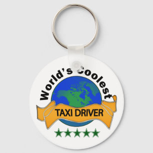 World's Coolest Taxi Driver Keychain
