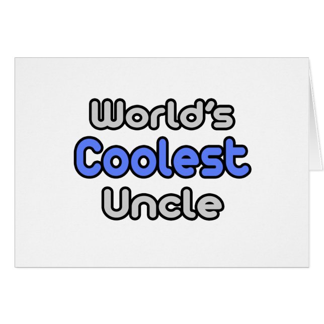 World's Coolest Uncle (Front Horizontal)