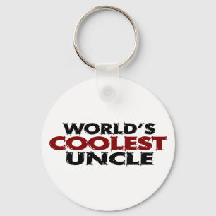 Worlds Coolest Uncle Keychain