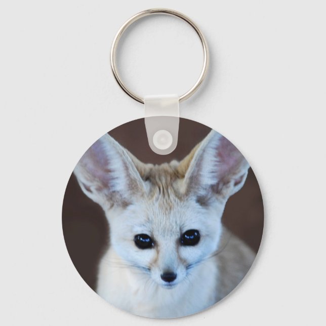 Worlds Cutest Fennec Fox Keychain (Front)