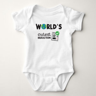 World's Cutest Tax Deduction Baby Bodysuit