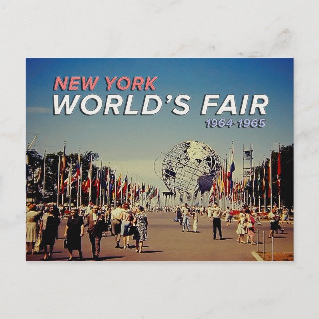 World's Fair 1964 Postcard (Front)