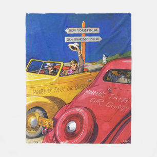 World's Fair or Bust Fleece Blanket