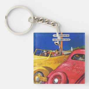 World's Fair or Bust Keychain