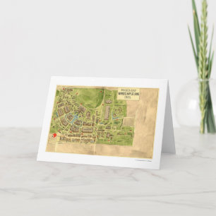 Worlds Fair St Louis Map 1904 Card