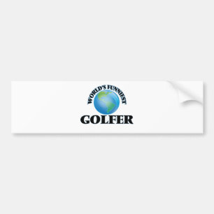 World's Funniest Golfer Bumper Sticker