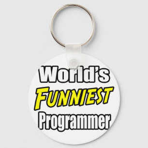 World's Funniest Programmer Keychain