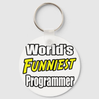 World's Funniest Programmer Keychain