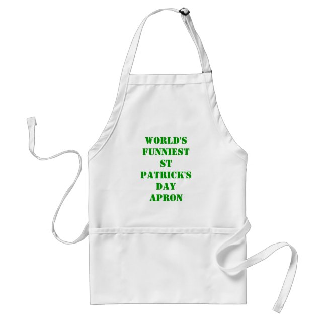 World's funniest St Patrick's day Standard Apron (Front)