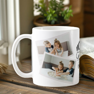 World's Greatest 4 Photo Custom Collage Coffee Mug