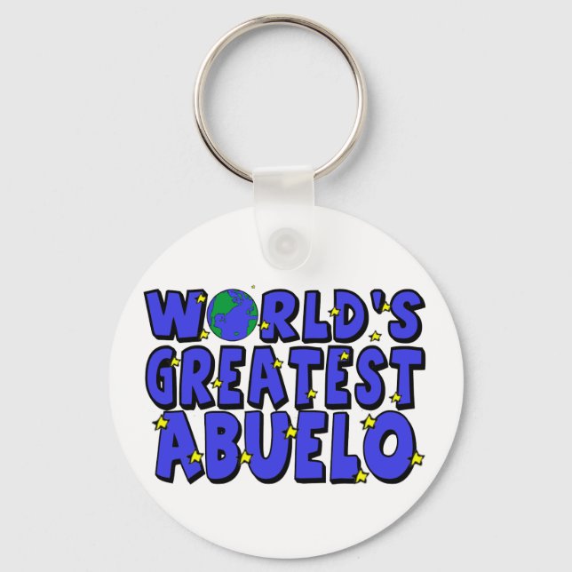 World's Greatest Abuelo Keychain (Front)