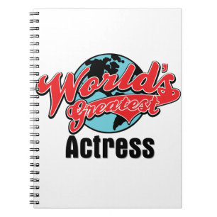 Worlds Greatest Actress Notebook
