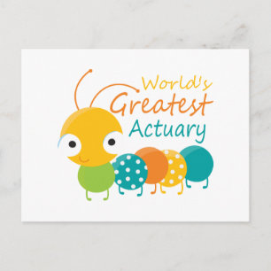 World's Greatest Actuary Postcard