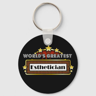 World's Greatest Aesthetician Keychain