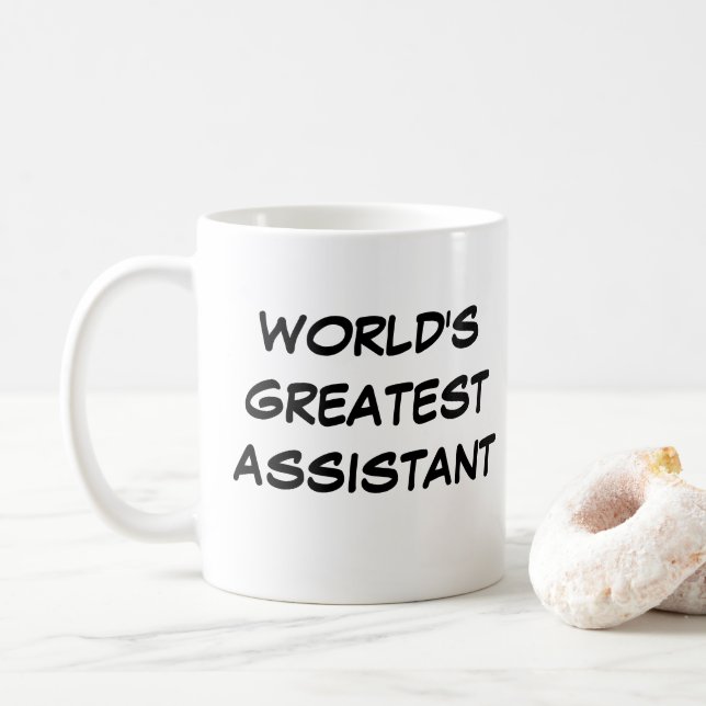 "World's Greatest Assistant" Mug (With Donut)