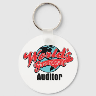 Worlds Greatest Auditor Keychain