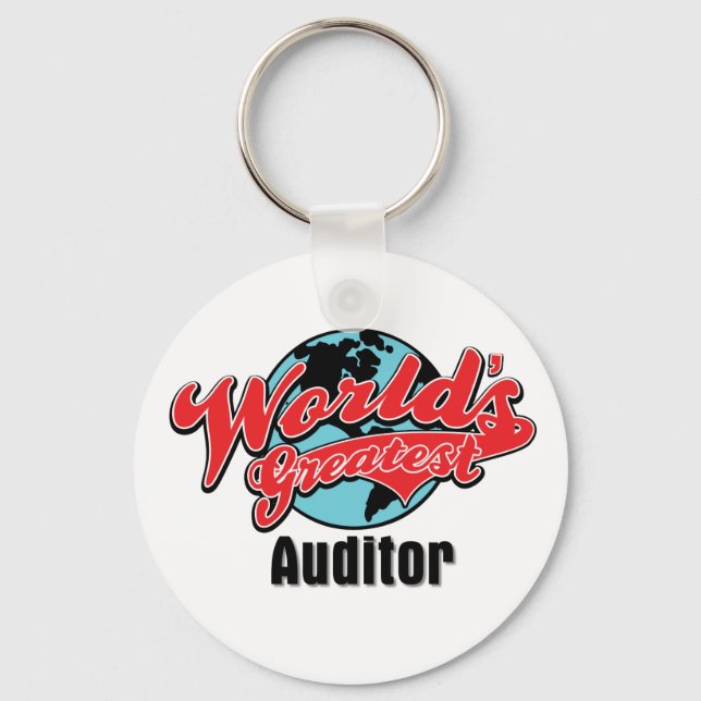 Worlds Greatest Auditor Keychain (Front)