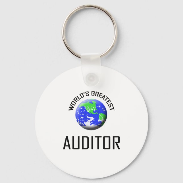 World's Greatest Auditor Keychain (Front)