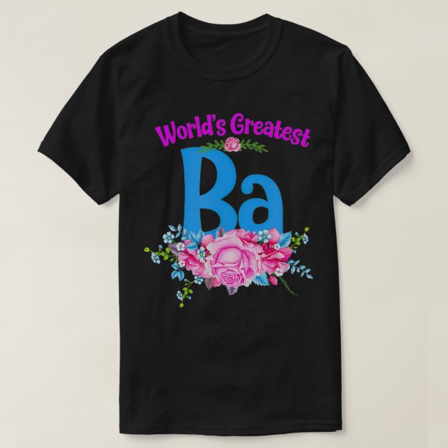 World's Greatest Ba  Vietnamese Grandma  T-Shirt (Design Front)
